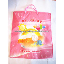 Customized colourful printed laminated pp non-woven ropes bags